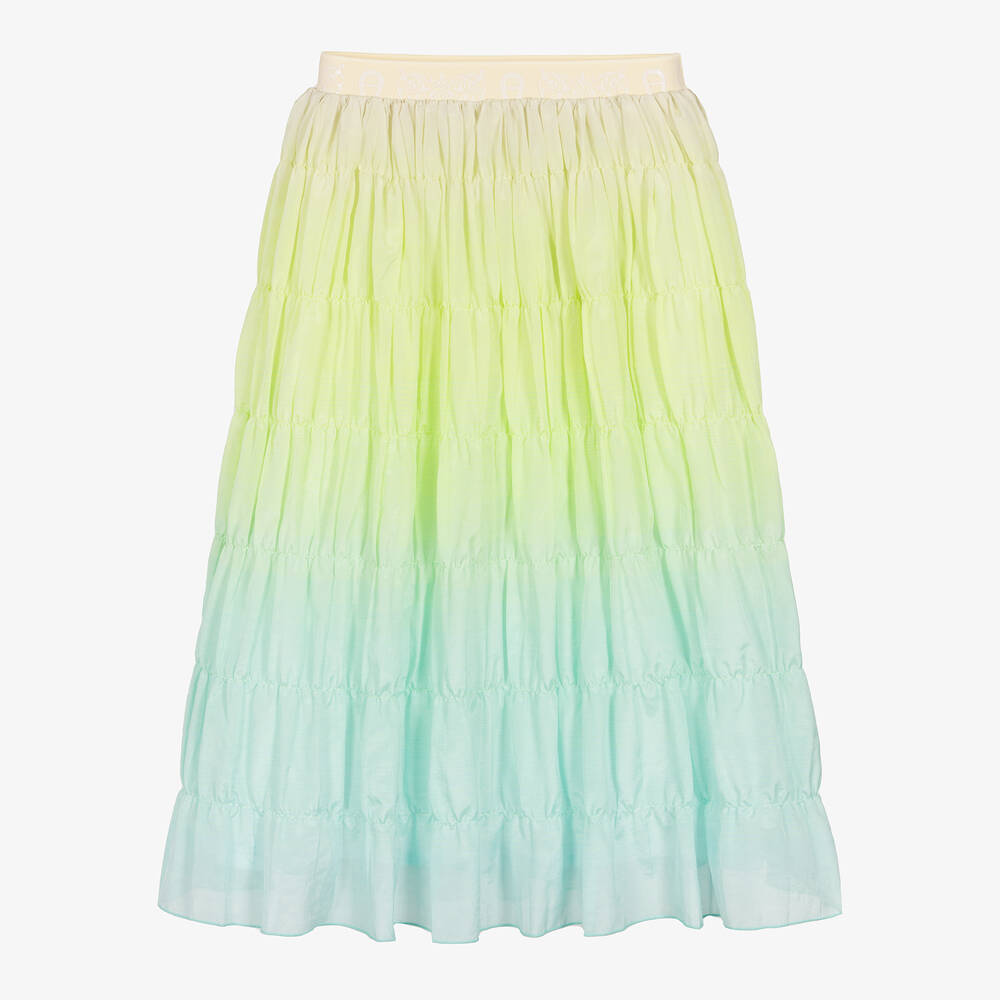 AIGNER - Зелено-голубая юбка с эффектом омбре | Childrensalon