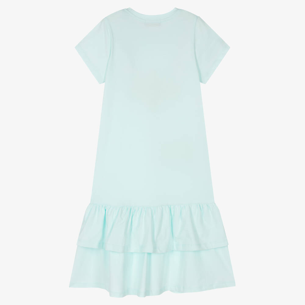 AIGNER-Зеленое хлопковое платье | Childrensalon Outlet