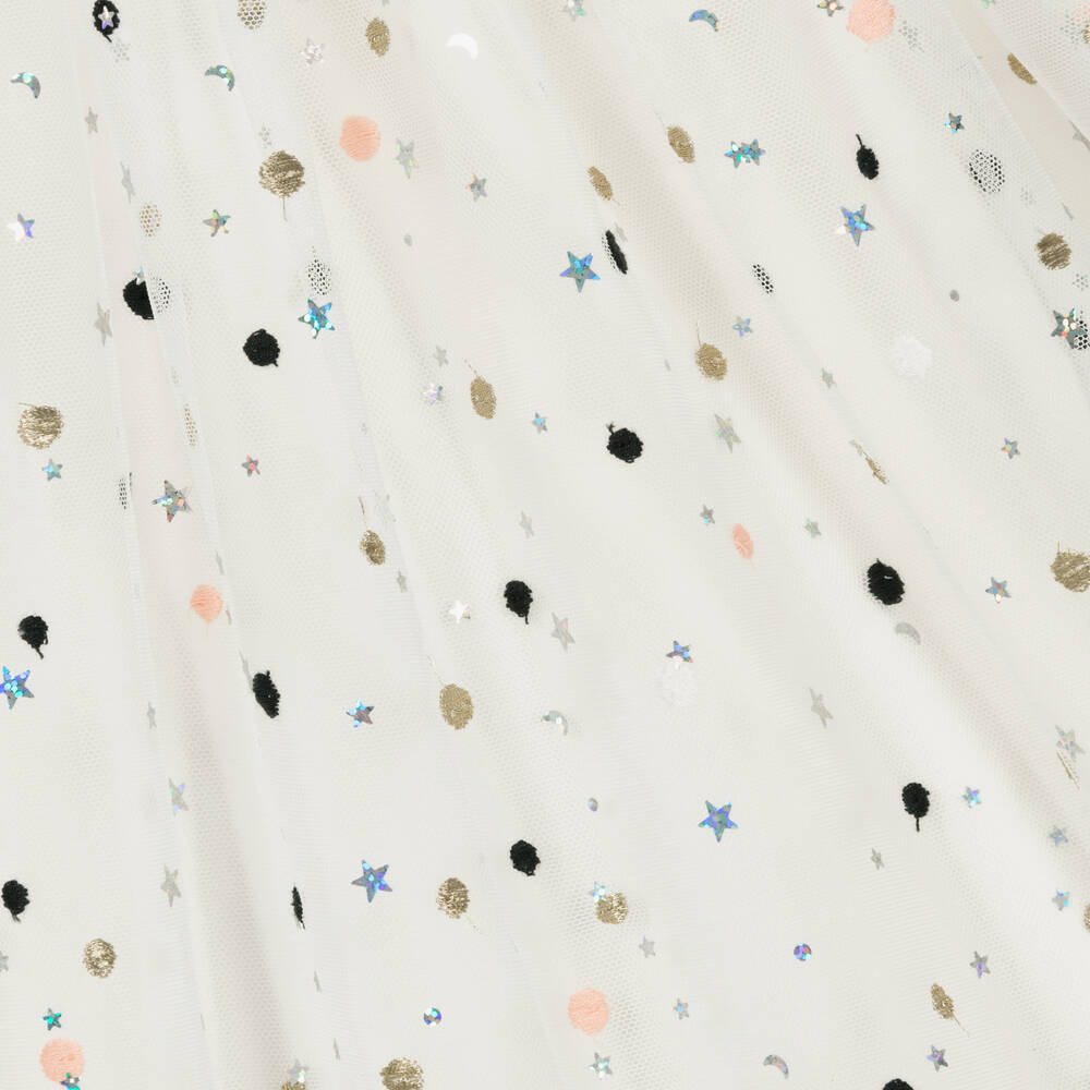 AIGNER-تنورة تينز تول مطرز لون عاجي | Childrensalon Outlet