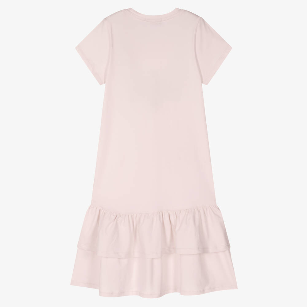 AIGNER-Розовое хлопковое платье | Childrensalon Outlet