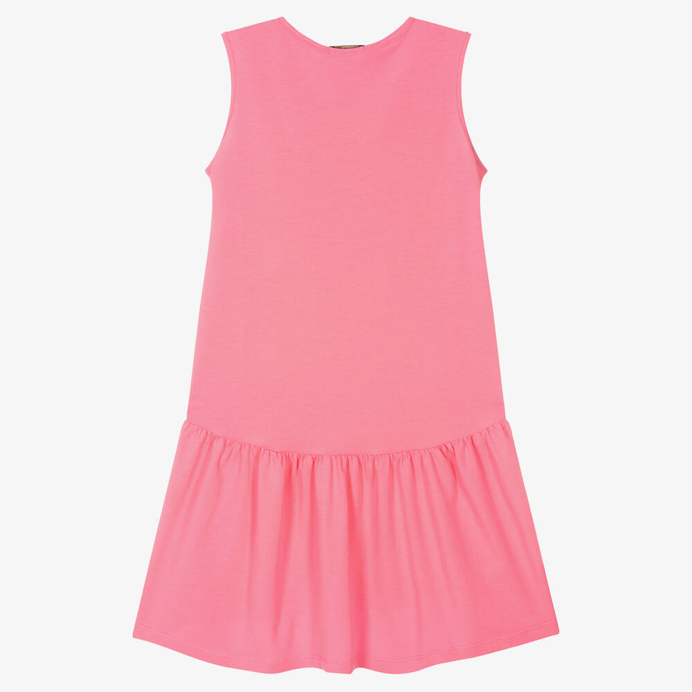 AIGNER-Розовое хлопковое платье | Childrensalon Outlet