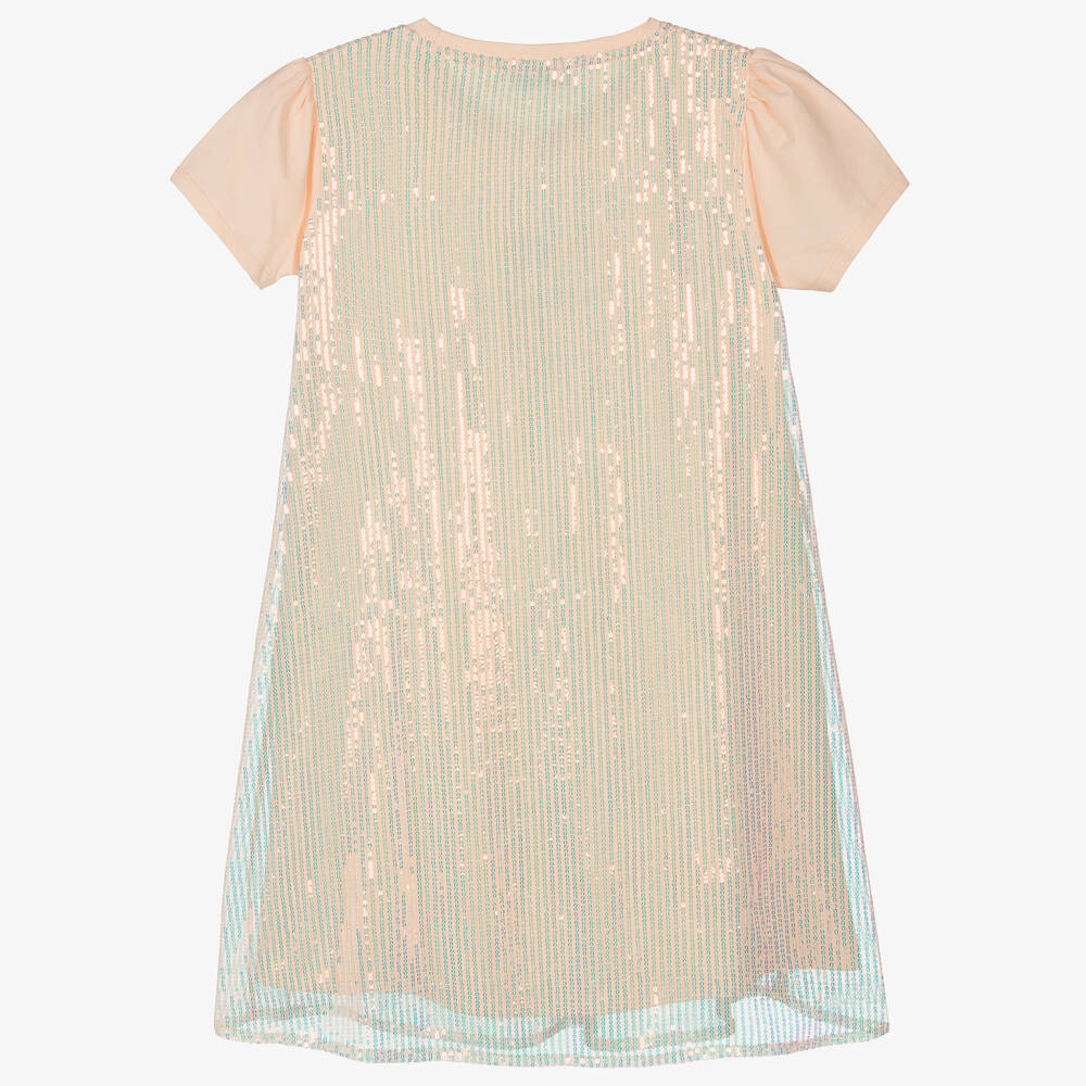 AIGNER-Розовое платье с пайетками | Childrensalon Outlet