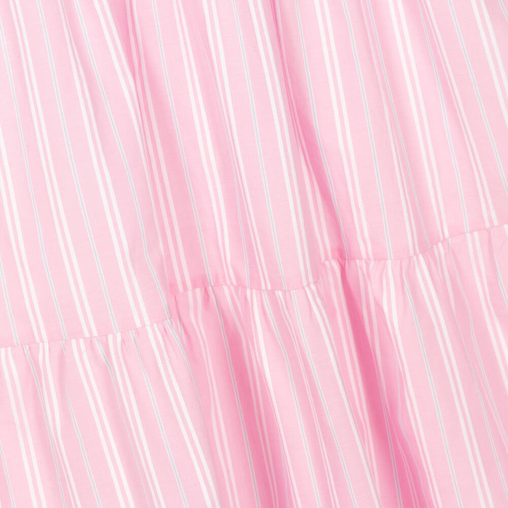 AIGNER-Teen Girls Pink Striped Shirt Dress | Childrensalon Outlet