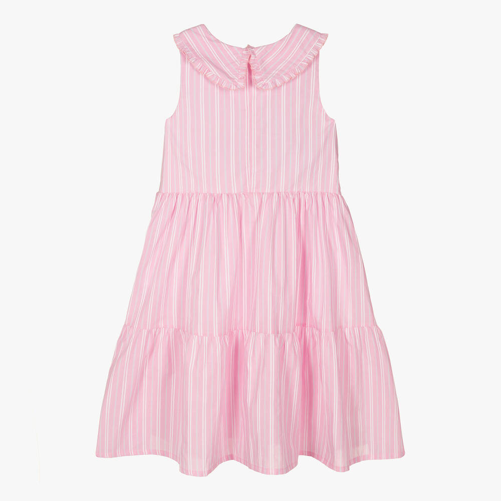AIGNER-Teen Girls Pink Striped Shirt Dress | Childrensalon Outlet