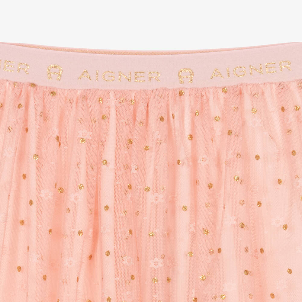 AIGNER-Teen Girls Pink Tulle Skirt | Childrensalon Outlet
