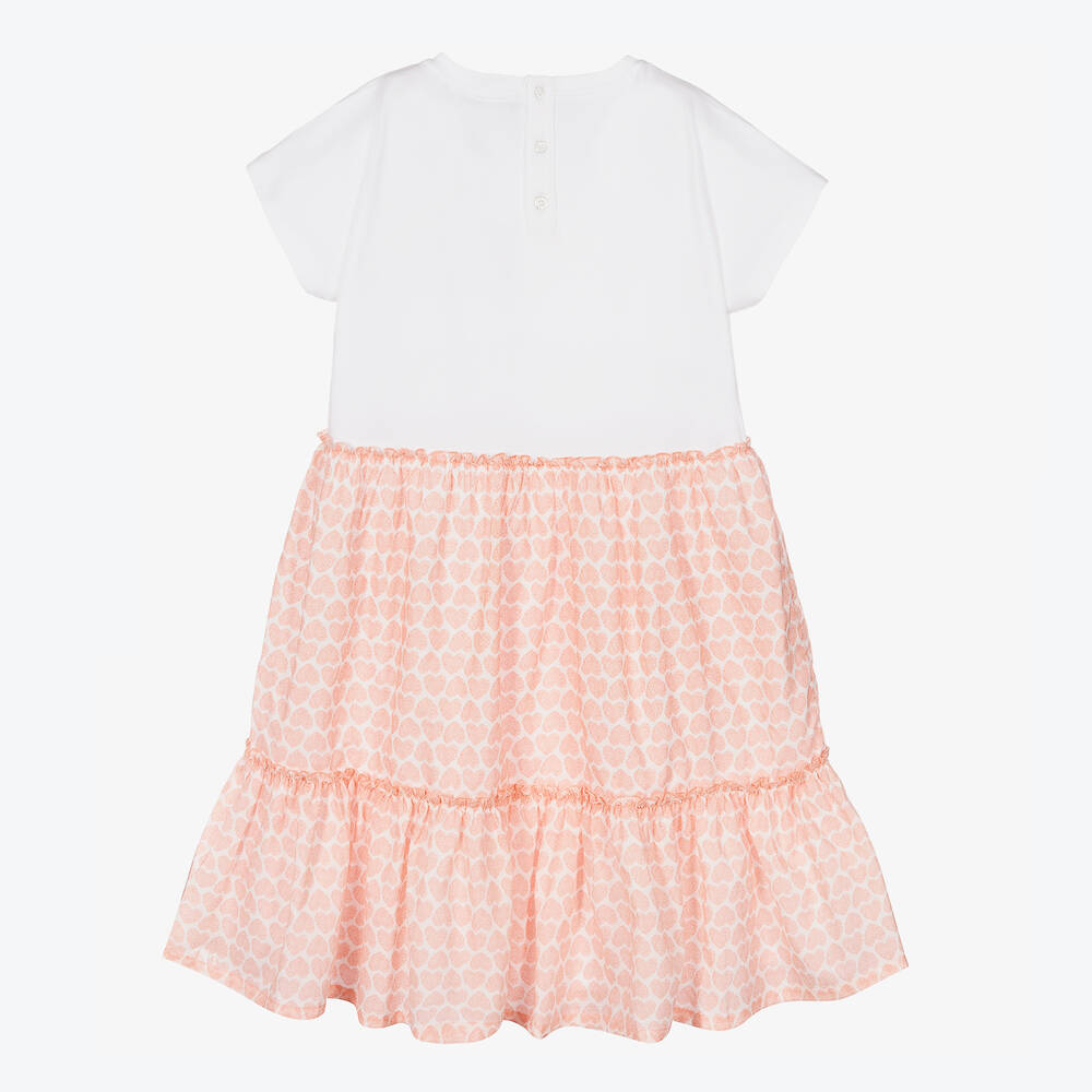AIGNER-Teen Girls Pink & White Dress | Childrensalon Outlet