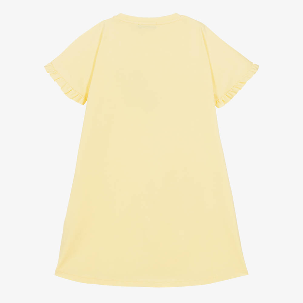 AIGNER-حقيبة تينز بناتي قطن جيرسي لون أصفر فاتح | Childrensalon Outlet