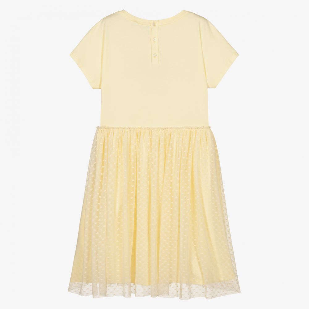 AIGNER-Желтое платье из тюля для подростков | Childrensalon Outlet