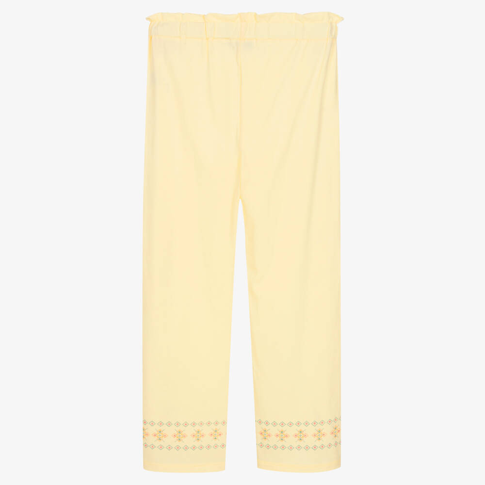 Girls yellow trousers 2025