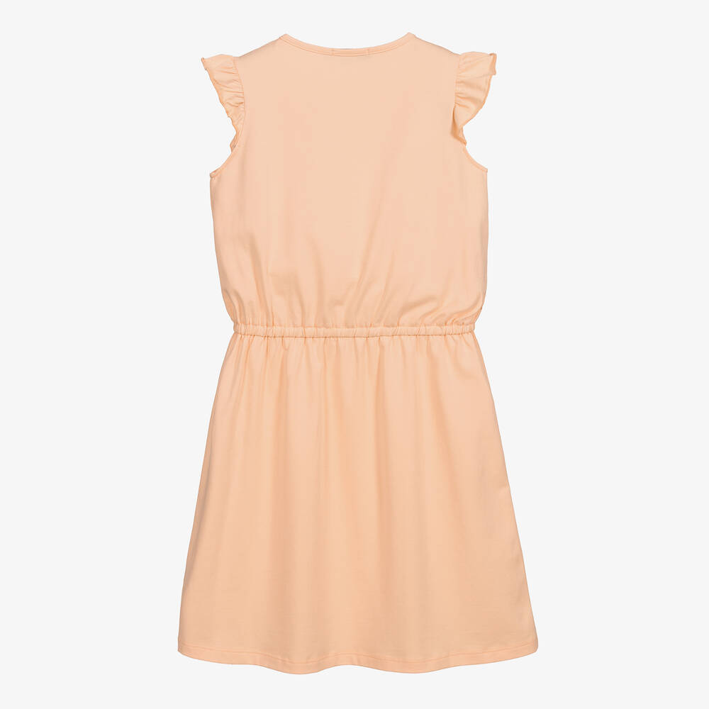 AIGNER-فستان قطن جيرسي لون زهري وروز ذهبي | Childrensalon Outlet