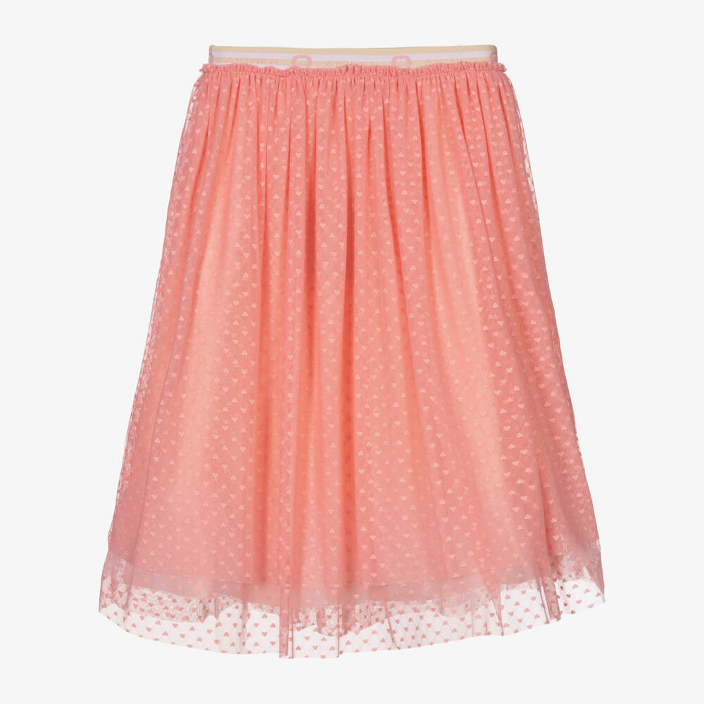 AIGNER-Teen Pink Tulle Midi Skirt | Childrensalon Outlet