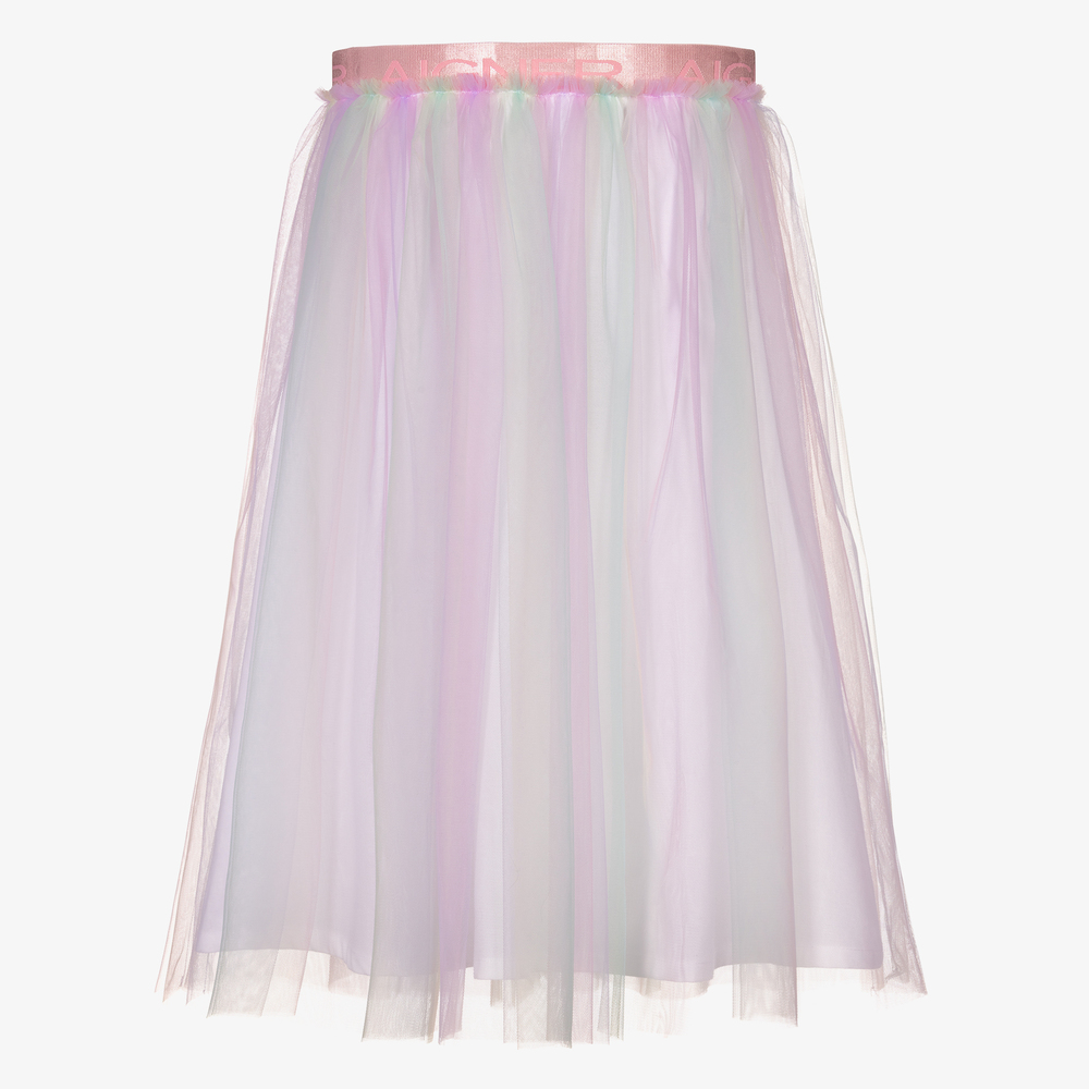 AIGNER - Teen Rainbow Tulle Skirt | Childrensalon