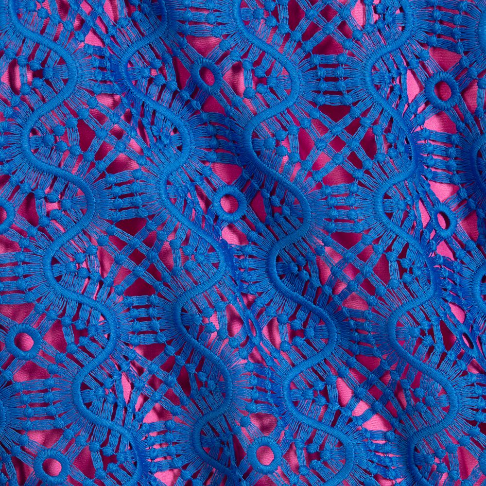 Alberta Ferretti-Pink & Blue Reversible Jacket | Childrensalon Outlet