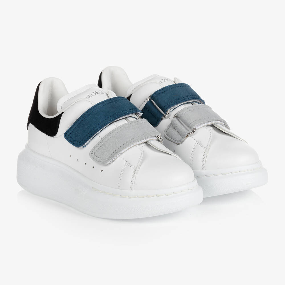 Alexander McQueen - Boys White Oversized Trainers | Childrensalon