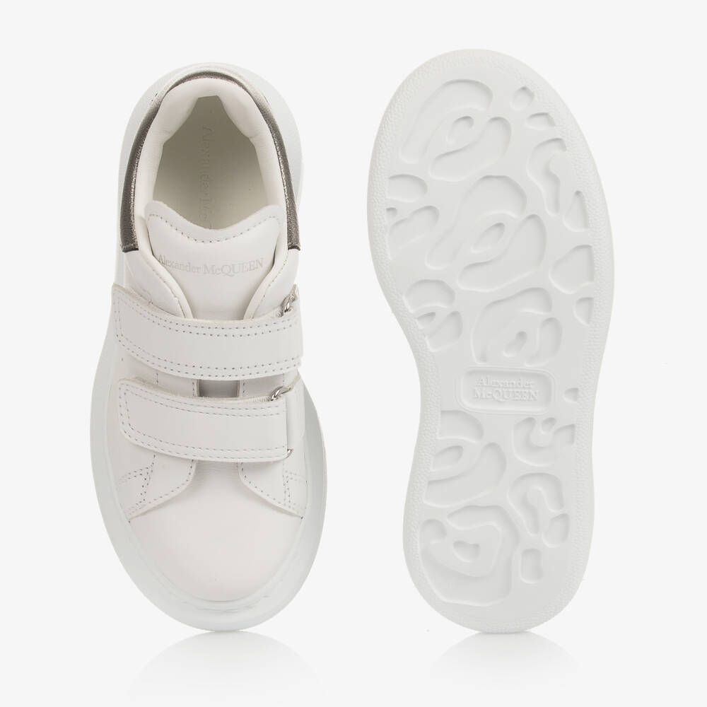 Alexander McQueen-Girls White Oversized Trainers | Childrensalon Outlet
