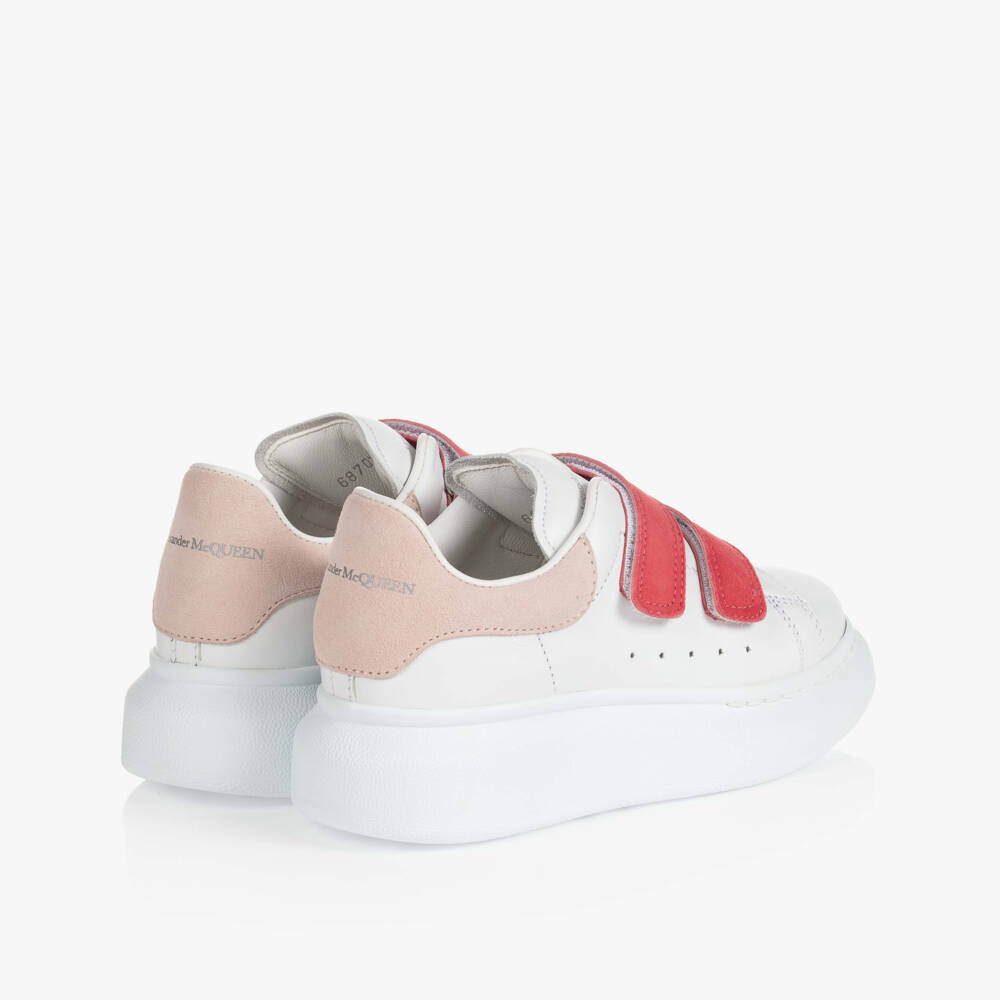 Alexander McQueen-Girls White Oversized Trainers | Childrensalon Outlet