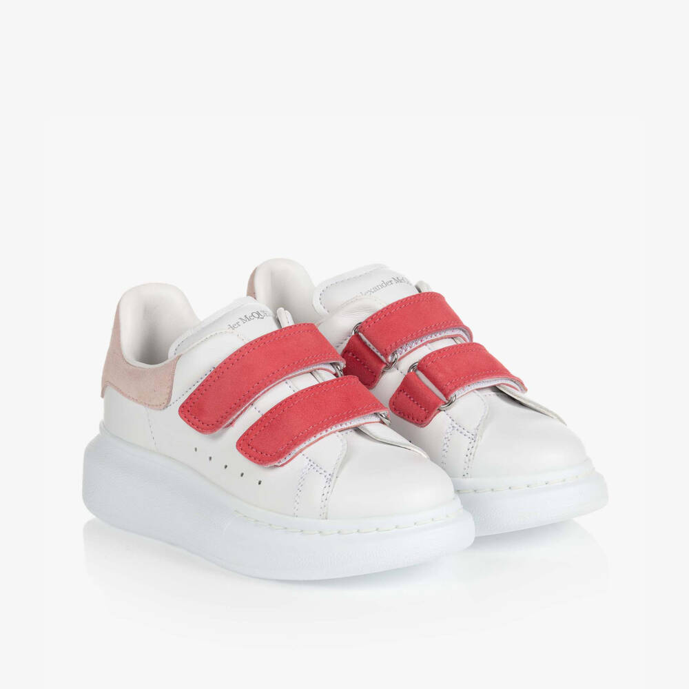 Alexander McQueen-Girls White Oversized Trainers | Childrensalon Outlet