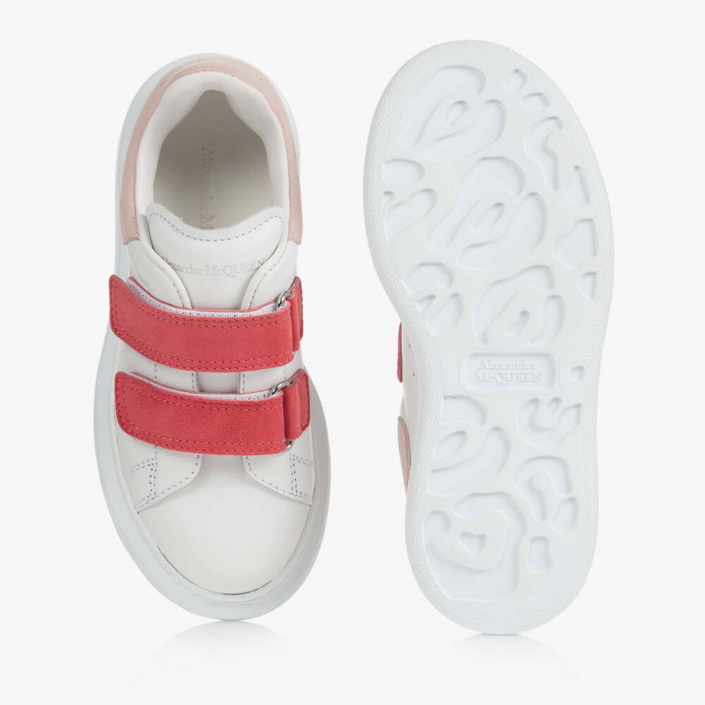 Alexander McQueen-Girls White Oversized Trainers | Childrensalon Outlet