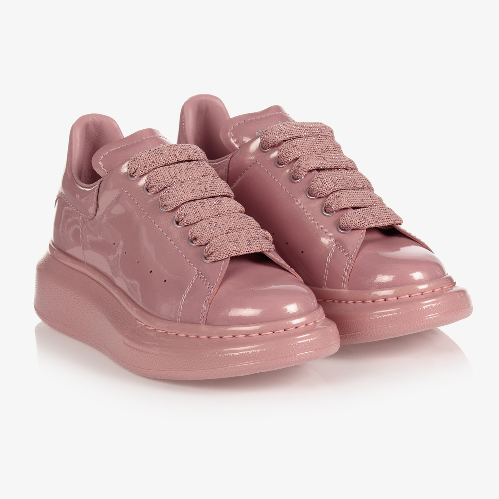 Alexander McQueen - Pink Oversized Trainers | Childrensalon