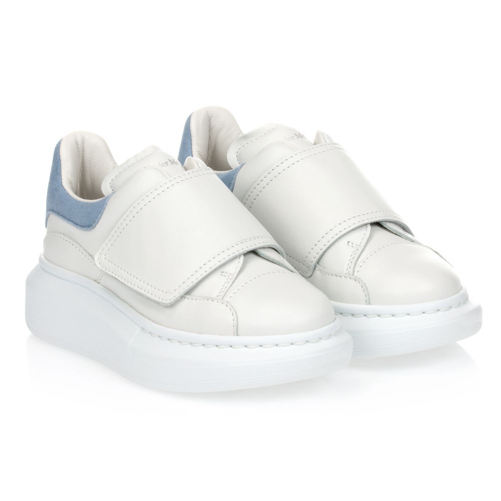 Alexander McQueen - Baskets oversize blanches | Childrensalon