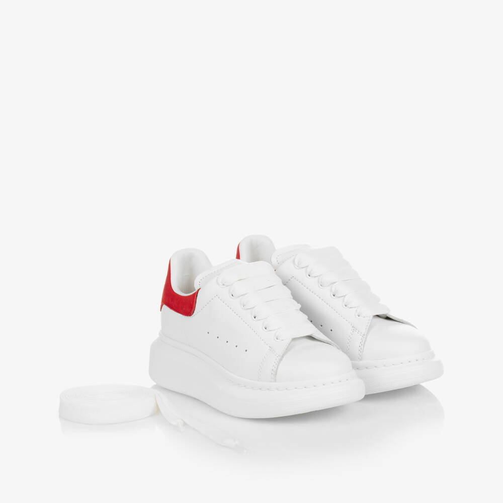 Alexander McQueen-White Oversized Trainers | Childrensalon Outlet