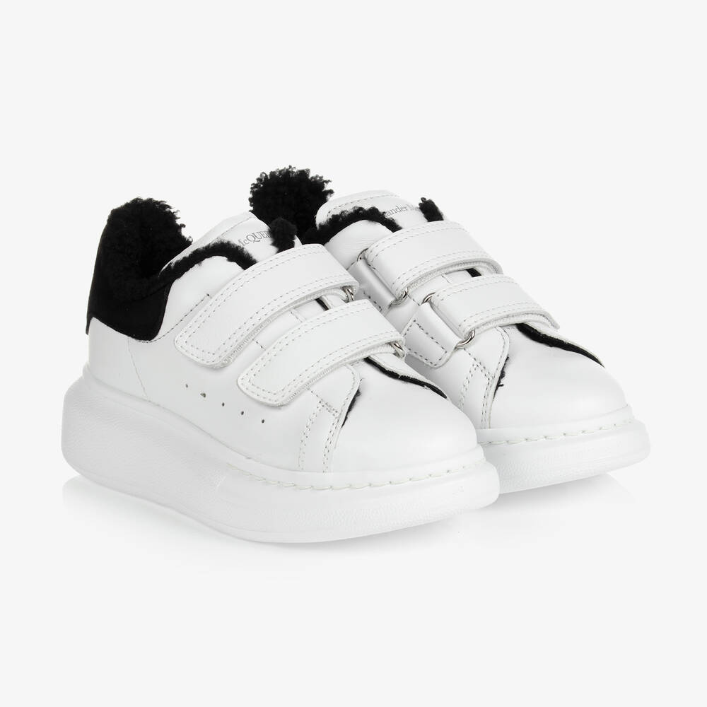 Alexander McQueen - White Oversized Trainers | Childrensalon