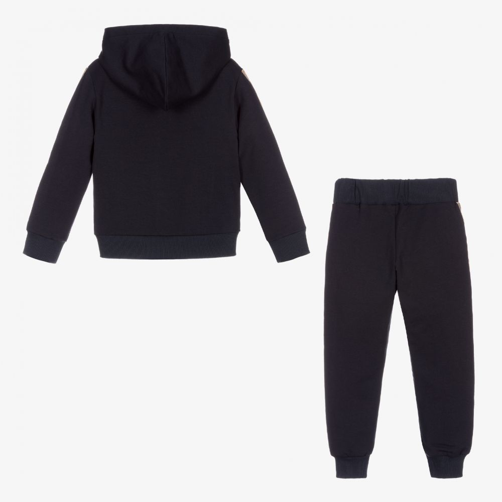 Alviero Martini-Blue Geo Map Tracksuit | Childrensalon Outlet