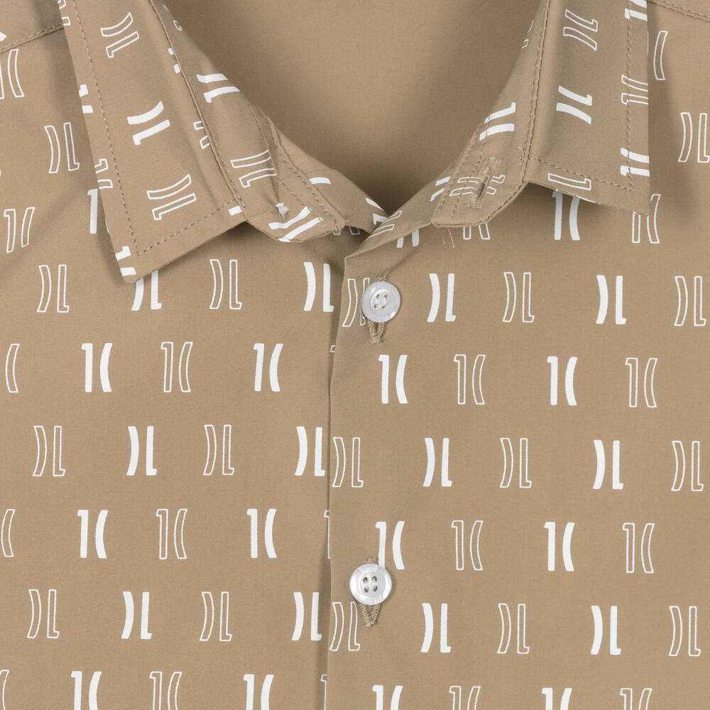 Alviero Martini-Boys Beige & White Cotton Shorts Set | Childrensalon Outlet