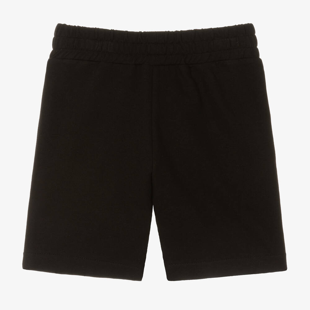Alviero Martini-Boys Black Cotton 1a Classe Shorts | Childrensalon Outlet