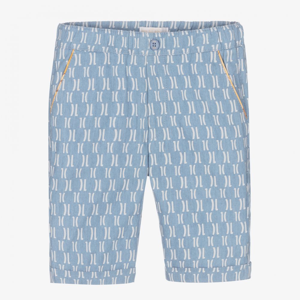 Alviero Martini-Boys Blue Bermuda Shorts | Childrensalon Outlet