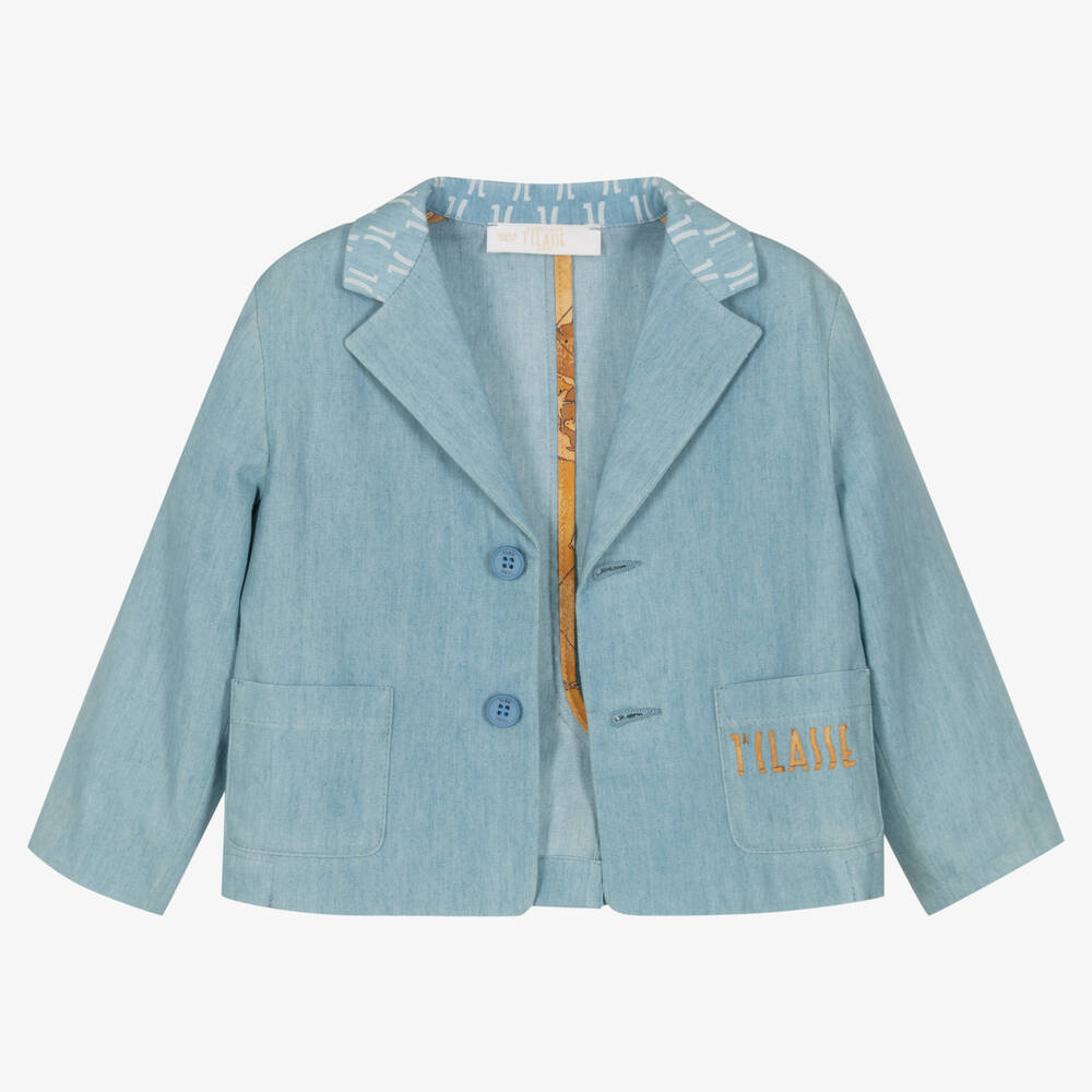 Boys chambray sale blazer