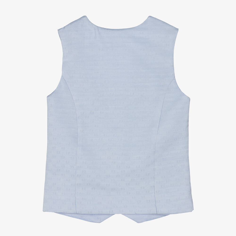 الفيرو مارتيني-جيليه بدلة أطفال ولادي مزيج قطن لون أزرق | Childrensalon Outlet