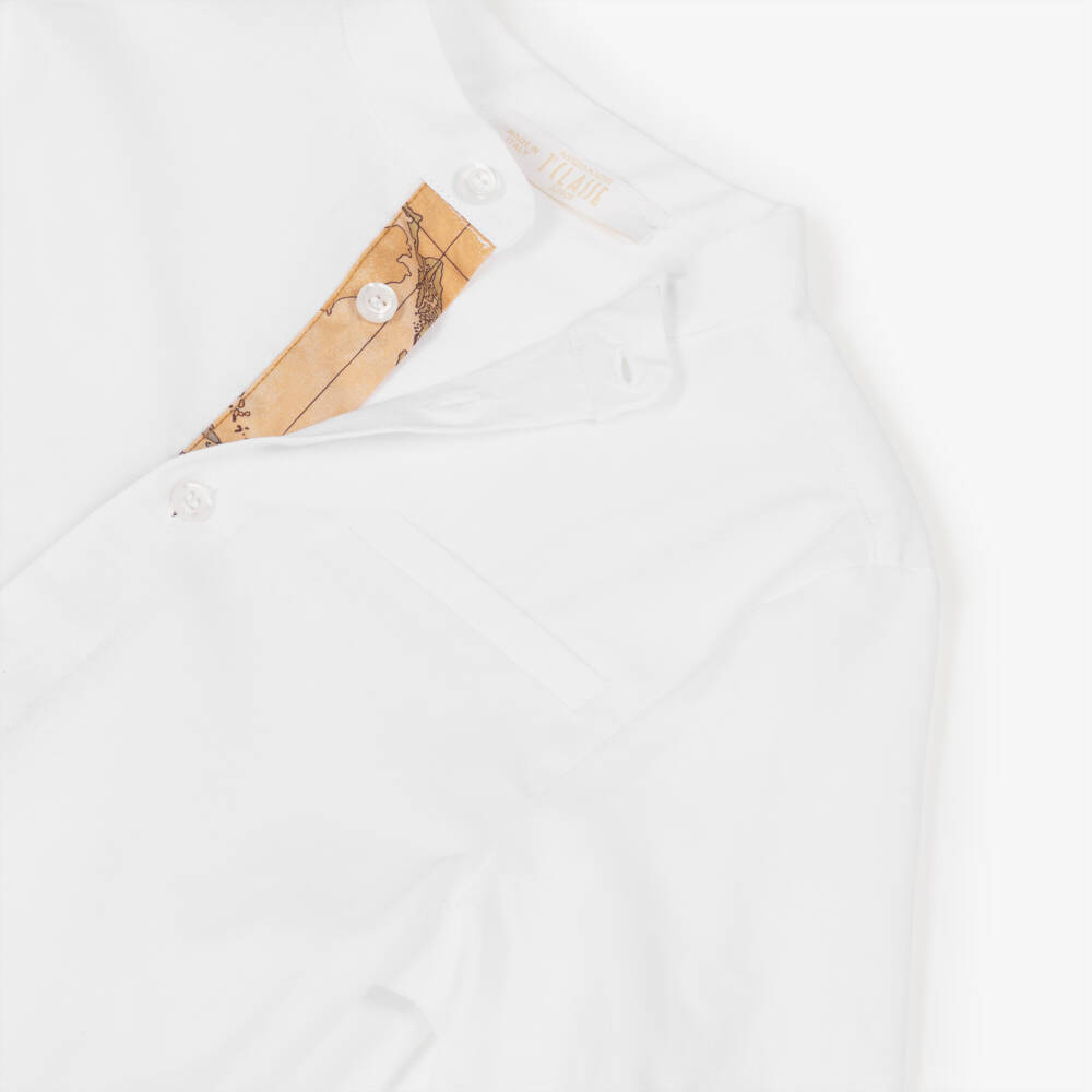 Alviero Martini-Boys Classic Beige Linen Ensemble | Childrensalon Outlet