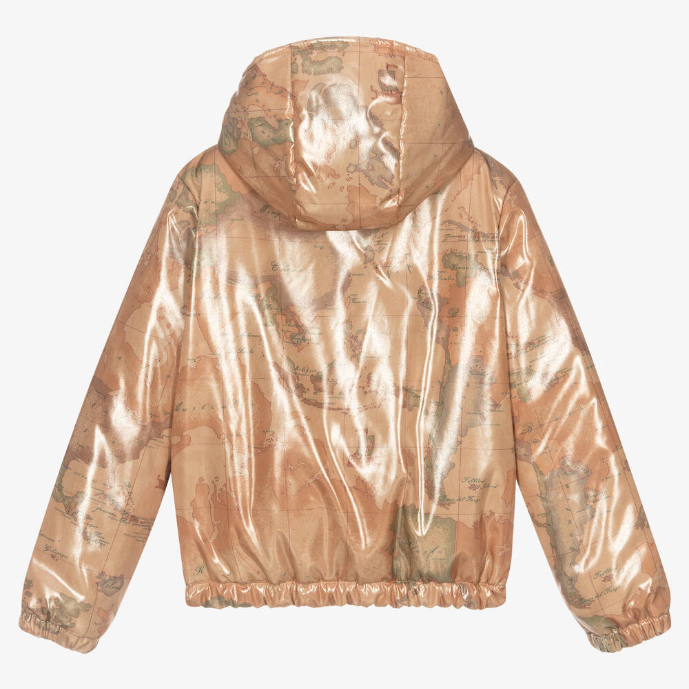 Alviero Martini-Boys Hooded Geo Map Jacket | Childrensalon Outlet