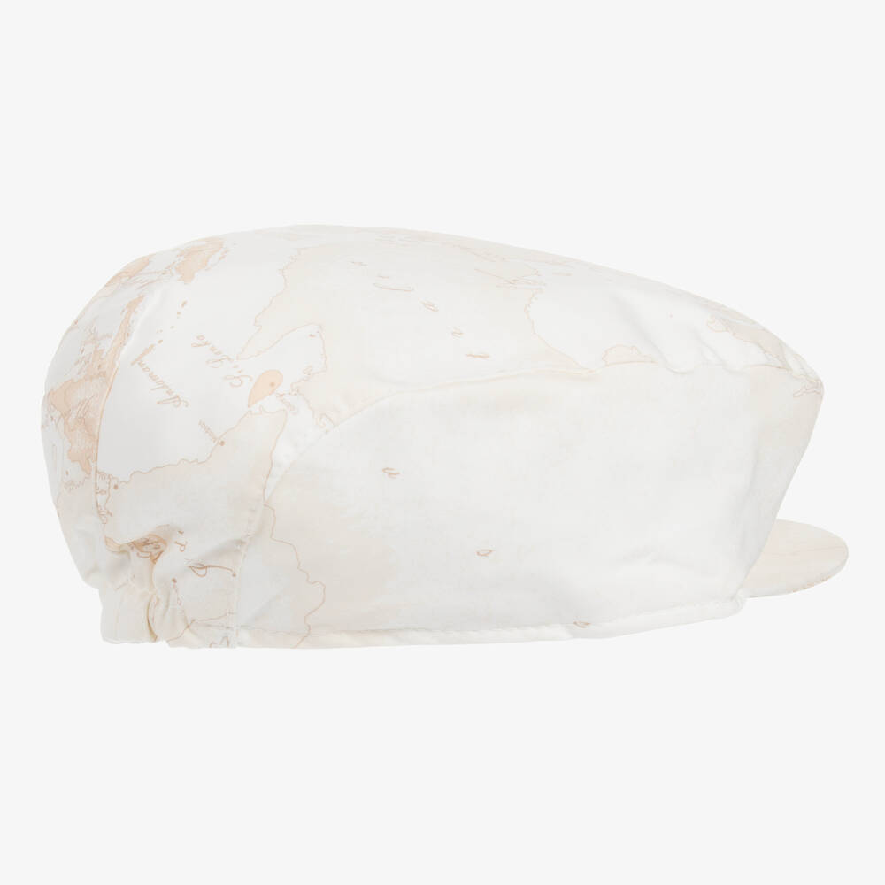 Boys white discount flat cap