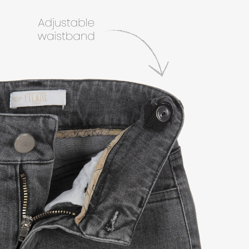 الفيرو مارتيني-Boys Washed Black Denim Jeans | Childrensalon Outlet