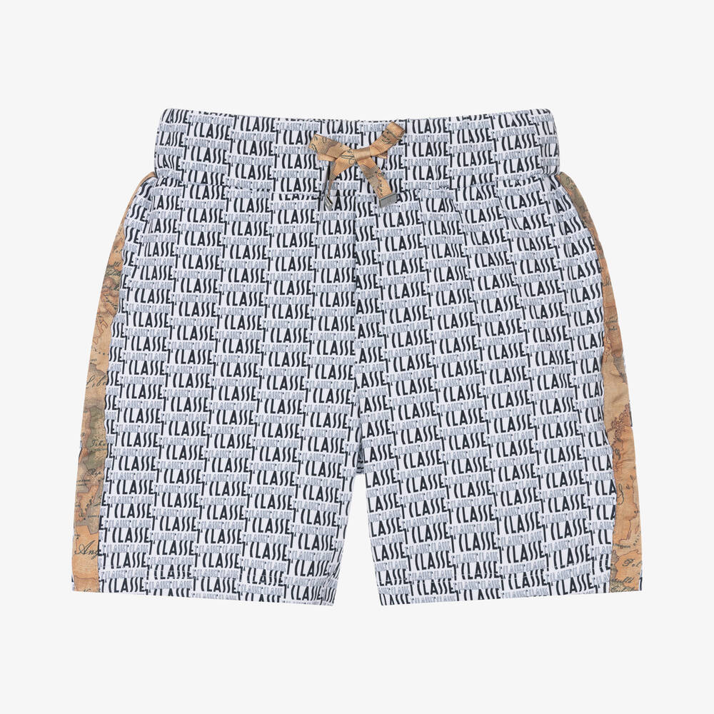 Alviero Martini - Short blanc en coton 1A Classe | Childrensalon