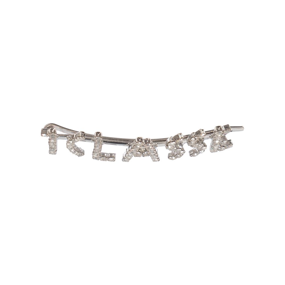 Alviero Martini-Diamanté Logo Hairclip (6cm) | Childrensalon Outlet