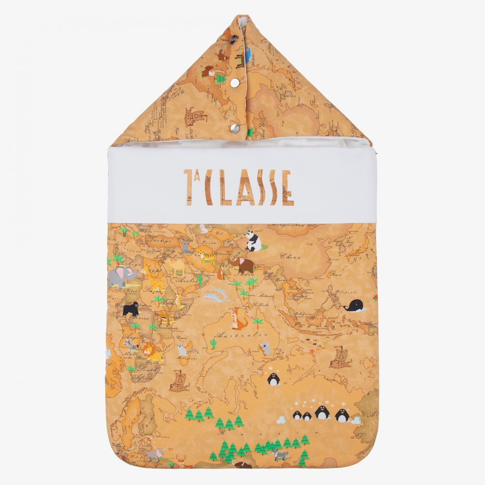 Alviero Martini - Landkarten-Babyschlafsack (70 cm) | Childrensalon