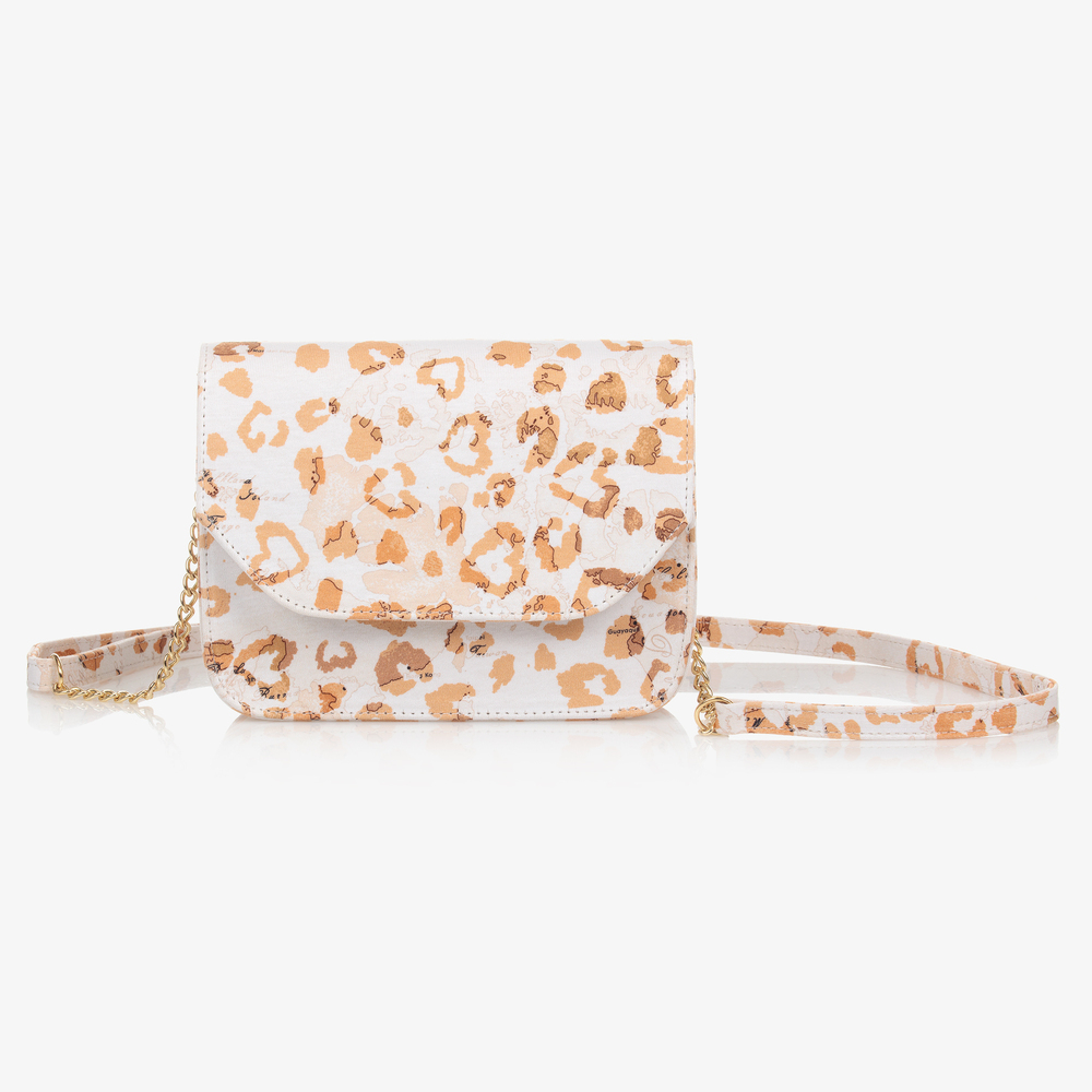 Alviero Martini - Geo Map Leopard Handbag (16cm) | Childrensalon