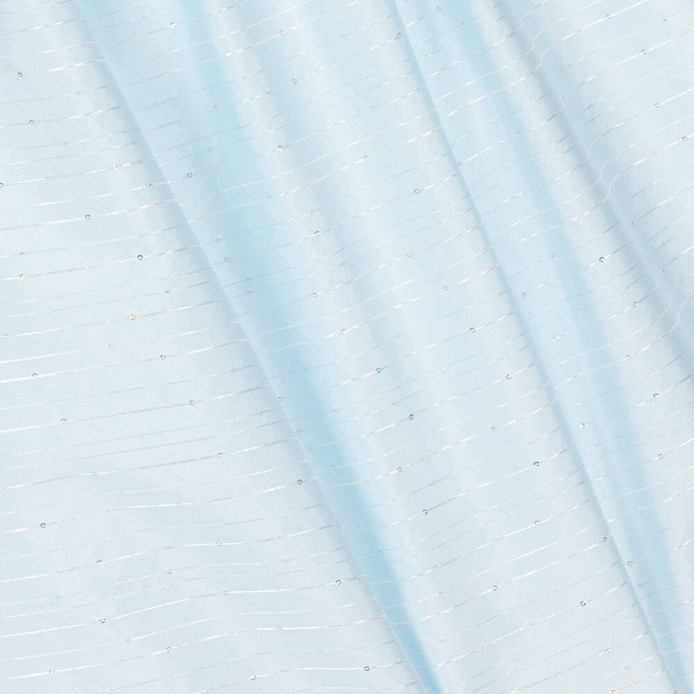 الفيرو مارتيني-Girls Blue Silver Striped Dress | Childrensalon Outlet