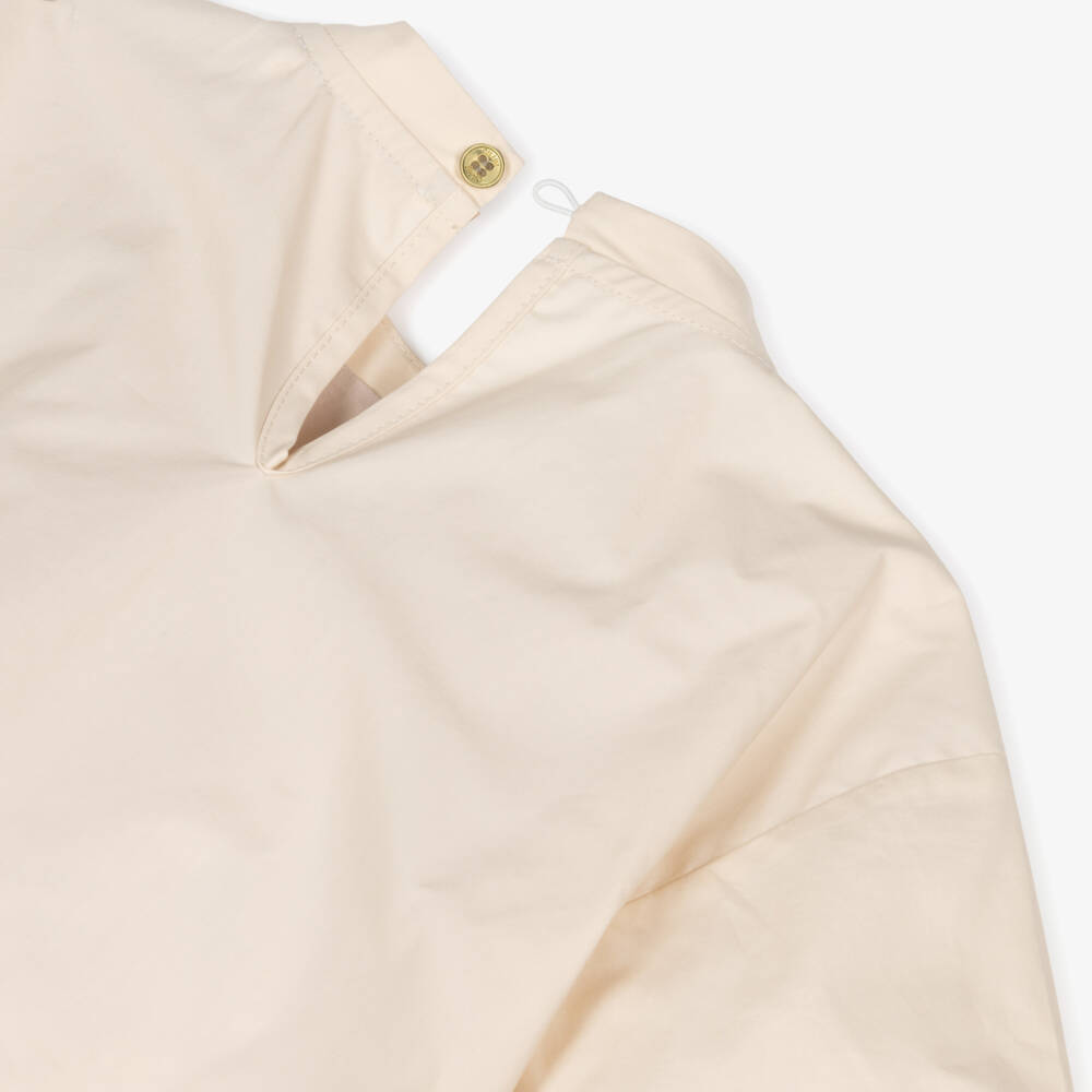 Alviero Martini-Girls Cotton Blouse with Geo Accents | Childrensalon Outlet