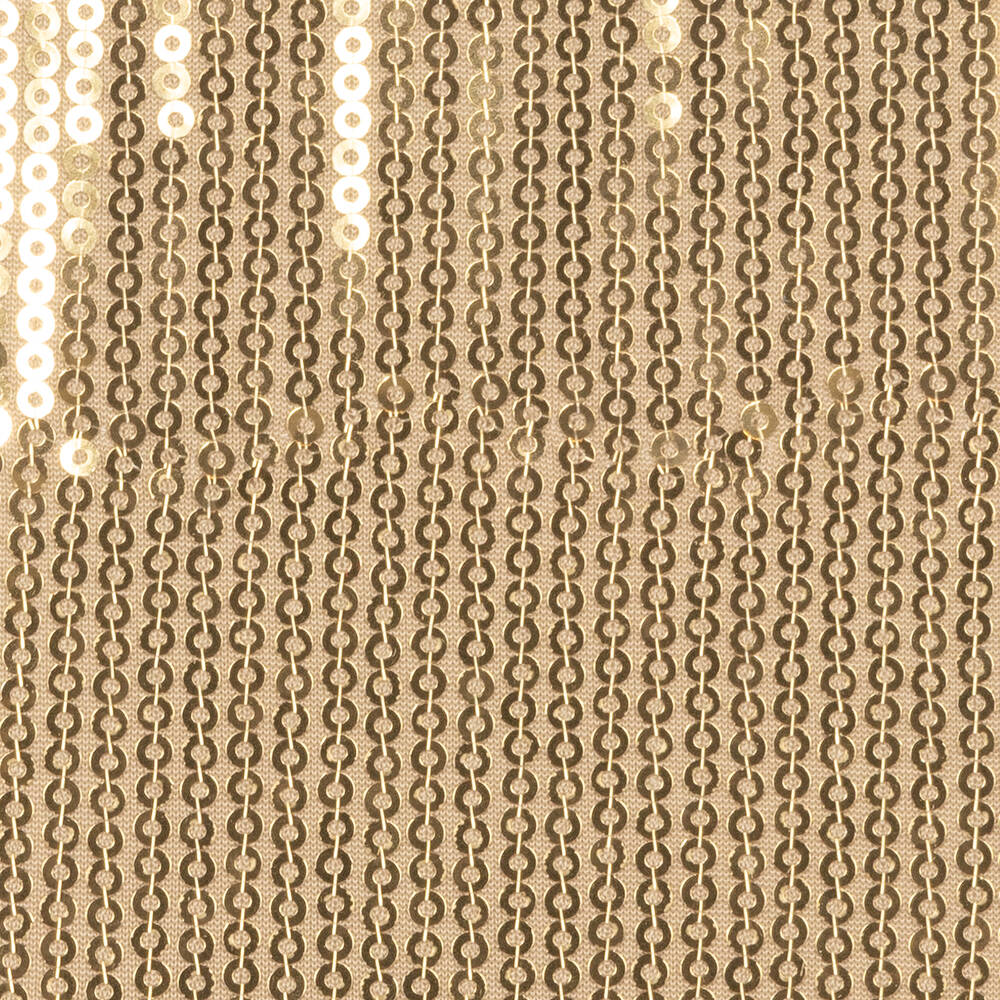 Alviero Martini-Girls Gold Sequin & Satin Geo Arabic Dress | Childrensalon Outlet