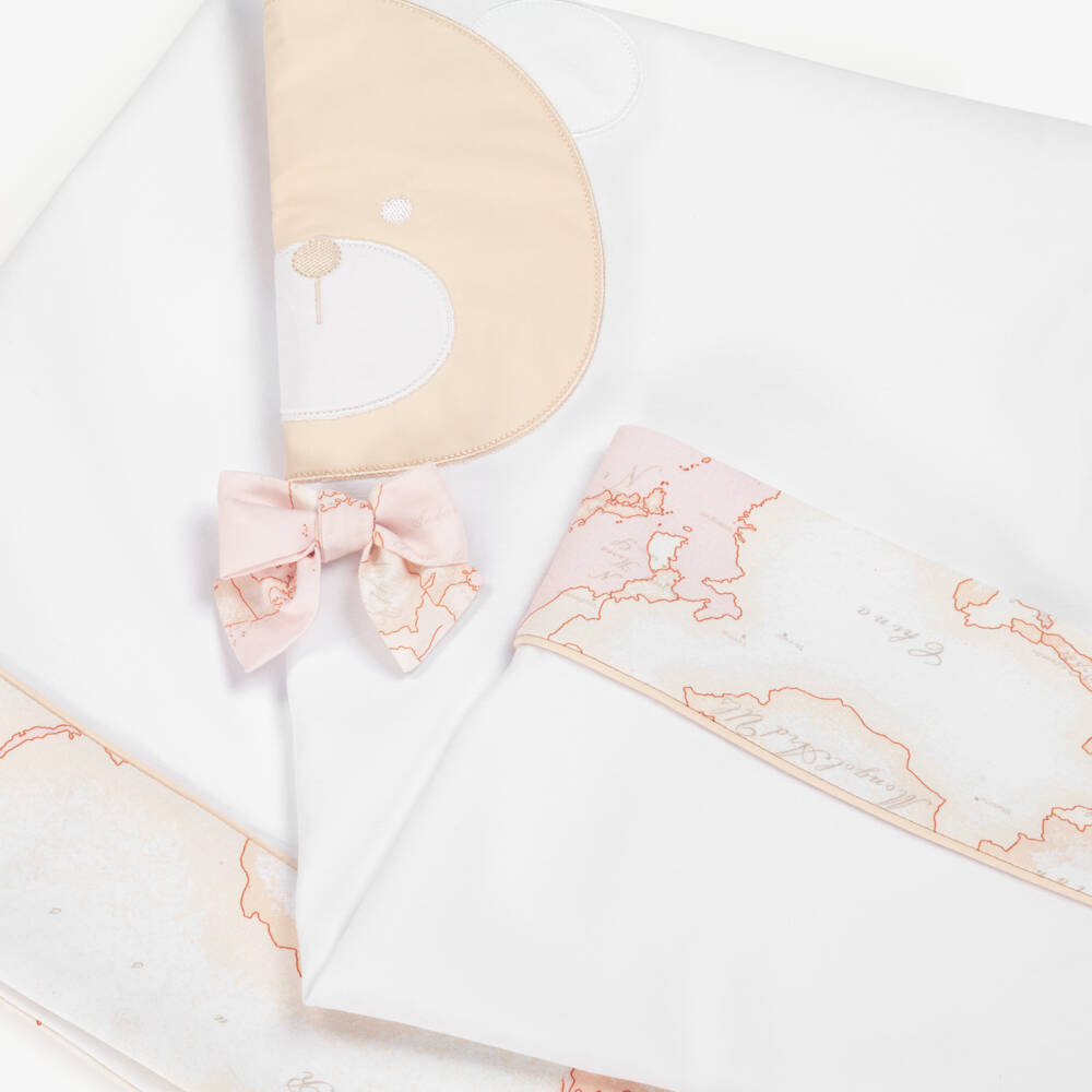 Alviero Martini-Girls' Soft Pink Bear Blanket | Childrensalon Outlet