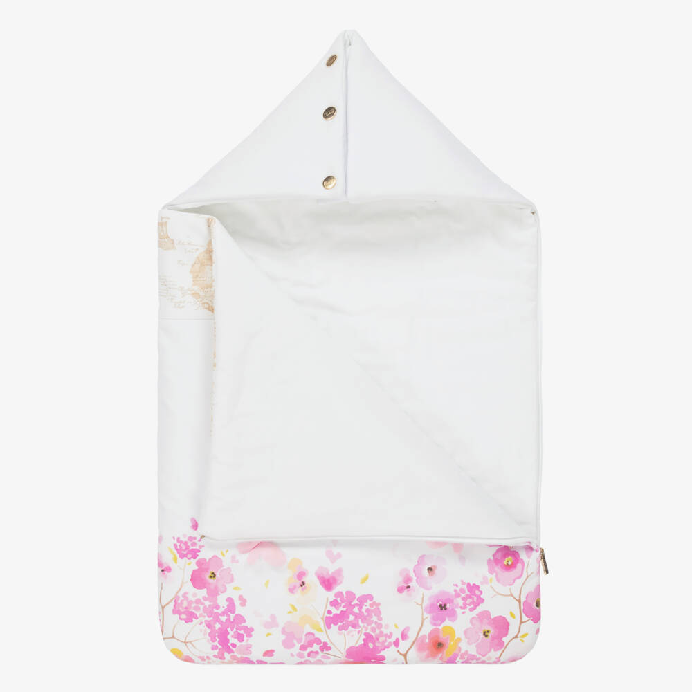 Alviero Martini-Girls White Floral Butterfly Nest | Childrensalon Outlet