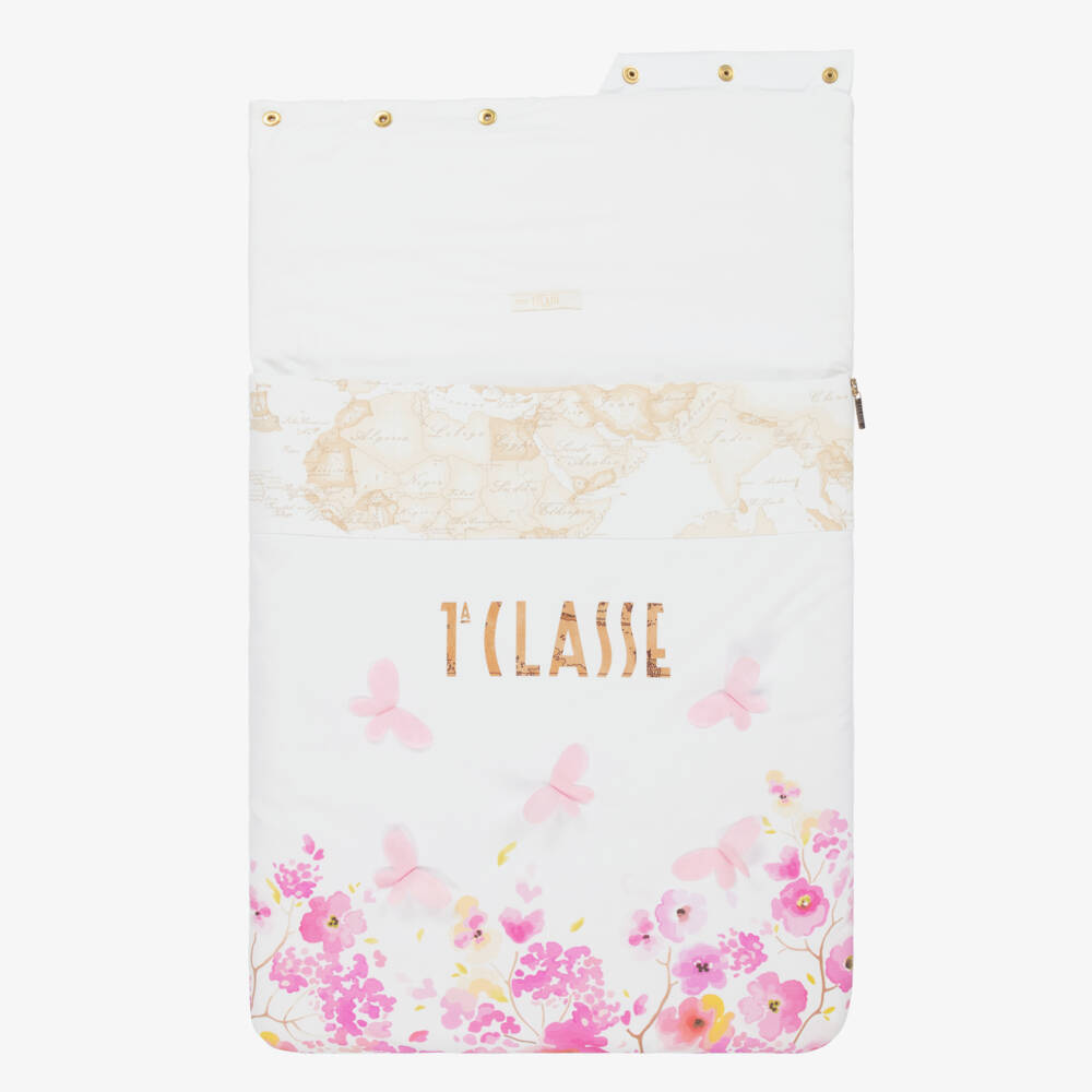 Alviero Martini-Girls White Floral Butterfly Nest | Childrensalon Outlet