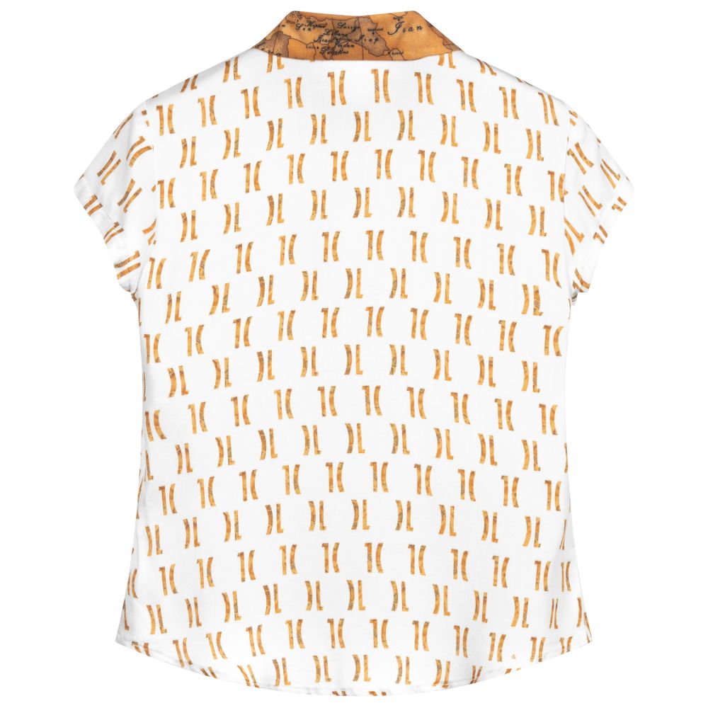 الفيرو مارتيني-بلوز فيسكوز لون عاجي للبنات | Childrensalon Outlet