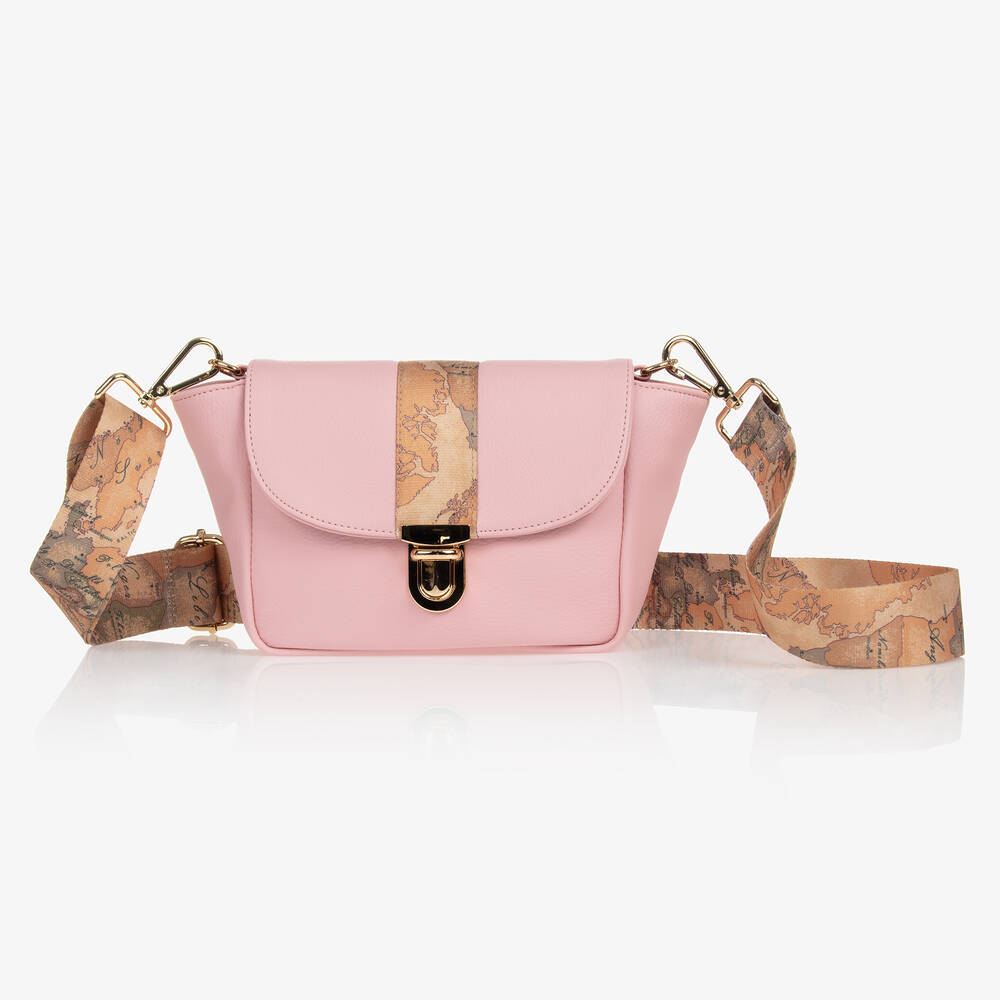 Alviero Martini - Pink Faux Leather Shoulder Bag (26cm) | Childrensalon