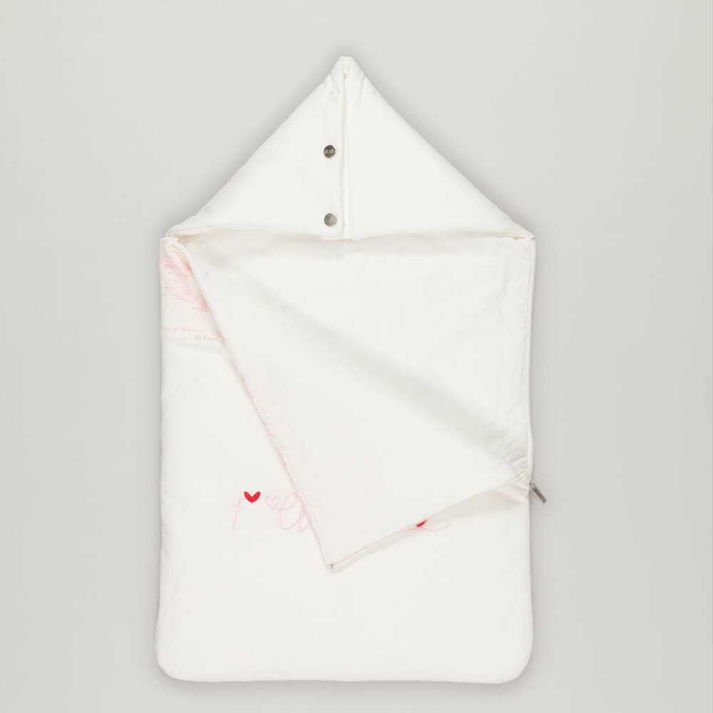 Alviero Martini-Preloved Pink Geo Map Baby Nest (70cm) | Childrensalon Outlet