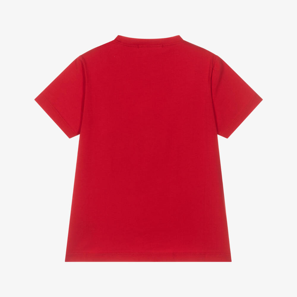 Alviero Martini-Red 1a Classe Cotton T-Shirt | Childrensalon Outlet